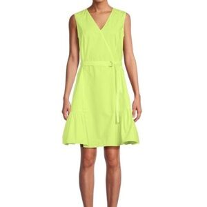 Vibrant Yellow Sleeveless Dress